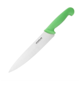 HYGIPLAS CHEFS KNIFE GREEN 21.5CM  8.5'' BLADE