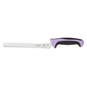 MERCER MILLENNIA BREAD KNIFE WAVY EDGE 8inch PURPLE HANDLE
