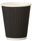 RIPPLE CUP BLACK 16OZ TRIPLE WALL