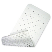 WHITE BATH MAT 74 X 37CM ANTI-FUNGAL