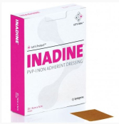 INADINE  PVP-I NON ADHERENT DRESSING 5 X 5CM