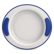 ORNAMIN KEEP WARM PLATE 25.5CM BLUE/WHITE