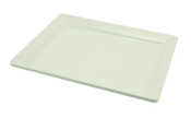 WHITE MELAMINE PLATTER GN 1/2 32X26CM