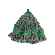 MIDI MOPHEAD WHITE YARN LOOPED INTERCHANGE - GREEN