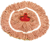 MINI MOP HEAD RED INTERCHANGE COLOUR CODED YARN LOOPED