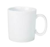 GENWARE PORCELAIN STRAIGHT SIDED MUG 34CL/ 12OZ