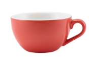 GENWARE PORCELAIN CORAL BOWL SHAPED CUP 17.5CL/ 6OZ