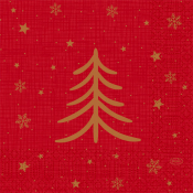 NAPKINS 3-PLY 33X33CM NOEL PISTACHIO