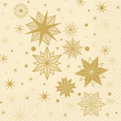 NAPKINS 3-PLY 33X33CM SPARKLY BLACK