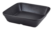 GENWARE FORGE STONEWARE BLACK BUFFET SQUARE ROASTER 84.5OZ