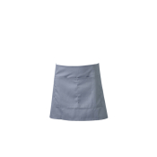 GREY SHORT APRON SPLIT POCKET 70 X 37CM