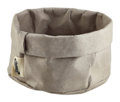 GREY WASHABLE PAPER BAG 13 DIA X 10CM(H) WPB-13G