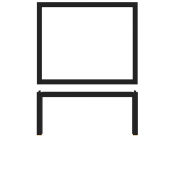 BLACK LUXOR METAL GN1/2 RISE 32.5 X 26.5 X 17CM