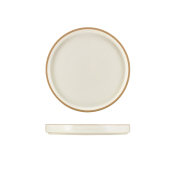 GENWARE KAVA WHITE STONEWARE PRESENTATION PLATE 18CM