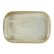 GENWARE TERRA PORCELAIN MATT GREY RECTANGULAR PLATE 11.4X7.7inch