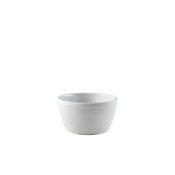 GENWARE MELAMINE MATT WHITE RIPPLE RAMEKIN 113ML/4OZ
