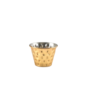 GENWARE GOLD PLATED HAMMERED RAMEKIN 71ML/2.5OZ