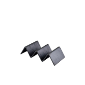 GENWARE MELAMINE MATT BLACK FAST FOOD STAND 2 SLOT