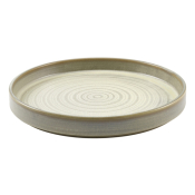 GENWARE TERRA PORCELAIN MATT GREY PRESENTATION PLATE 10.2inch