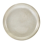 GENWARE TERRA PORCELAIN GREY COUPE PLATE 7.5inch