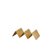 GENWARE GOLD VINTAGE  STEEL FAST FOOD STAND 2 SLOT