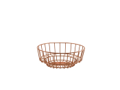 GENWARE COPPER DECO  DISPLAY BASKET 25 X 10CM