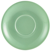 GENWARE PORCELAIN GREEN SAUCER 6.3inch