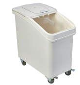POLYPROPYLENE INGREDIENT MOBILE BIN WITH SCOOP 102 LTR