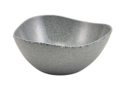 GREY GRANITE MELAMINE BUFFET BOWL TRIANGULAR 25CM