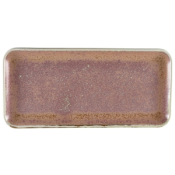 GENWARE TERRA PORCELAIN ROSE RECTANGULAR PLATTER 14.2X6.5inch