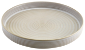 GENWARE TERRA STONEWARE ANTIGO BARLEY PRESENTATION PLATE 10.2inch