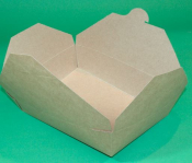 NO2 DELI BOX KRAFT FOLD TOP 1400ML