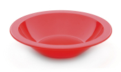 17.3CM NARROW RIMMED BOWL MELAMINE RED