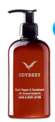 ODYSSEY BLACK PEPPER & SANDLEWOOD HAND LOTION X6