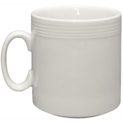 OLYMPIA LINEAR MUG WHITE 8OZ X12