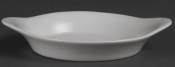 OLYMPIA ROUND EARED DISH WHITEWARE 156 x 126mm
