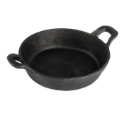 OLYMPIA ROUND CAST IRON EARED DISH GJ554