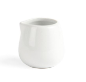 OLYMPIA WHITEWARE CREAM AND MILK JUGS 8OZ 228ML X12 C205