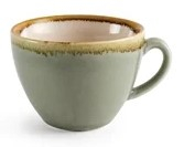 OLYMPIA KILN CAPPUCCINO CUP MOSS 230ML X6