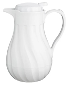 OLYMPIA INSULATED SWIRL JUG WHITE 1.2LTR