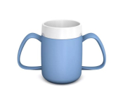 ORNAMIN LIGHT BLUE 2 XXL HANDLED MUG INTERNAL CONE