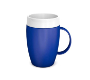 ORNAMIN BLUE HANDLED MUG CLASSIC SHAPE