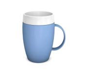 ORNAMIN LIGHT BLUE HANDLED MUG CLASSIC SHAPE