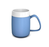 ORNAMIN LIGHT BLUE XXL HANDLE MUG INTERAL CONE