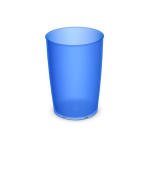 ORNAMIN TRANS BLUE 250ML TUMBLER