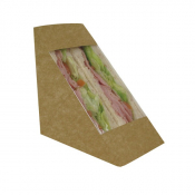 KRAFT CARD DEEPFILL SANDWICH WEDGE RECYCLABLE
