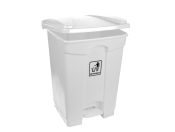 PEDAL BIN WHITE 45LTR 103433 CB191-W