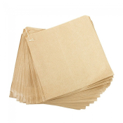 BROWN FLAT PAPER BAG STRUNG 8.5X8.5'' AN603-8