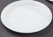 OLYMPIA ATHENA NARROW RIMMED PLATES 226MM/9inch X12