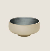 PLAYGROUND NARA GREY ROUND BOWL 16CM 24.1OZ X6
